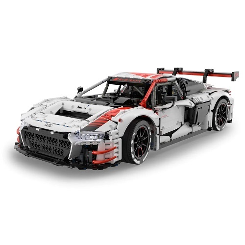 Rastar Audi R8 LMS GT3 (1:8) bouwblokjes bouwpakket, 3314 blokjes, compatible met Lego