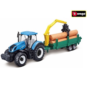 Bburago 31655 New Holland tractor T7.315 with fore...