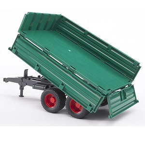 Bruder tandemaxle tipping trailer with removable top