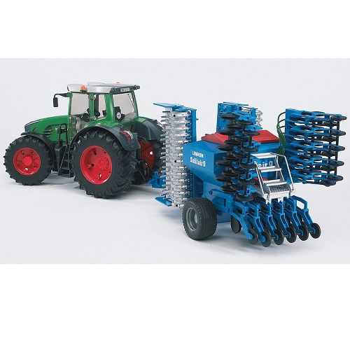 bruder 02026 - Lemken Solitair 9, remorque, ferme, agriculture, accessoires  pour tracteurs : : Jeux et Jouets