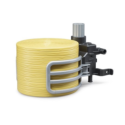 Accessory: Bale gripper with 1 round bale.