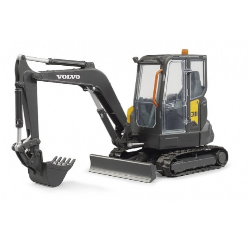 Bruder 2465 Bruder 02465 - Volvo compacte graafmachine ECR40 schaal 1:16 