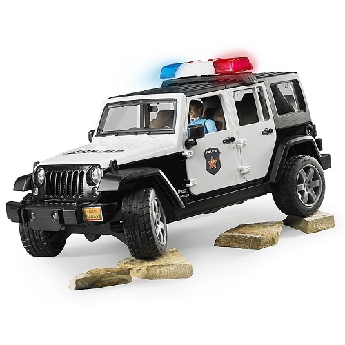 bruder Bruder 02526 Voiture de police Bruder Jeep Wrangler Unlimited Rubicon