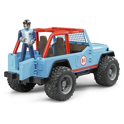 Bruder Bruder 02541 Jeep Cross Country Racer avec figurine