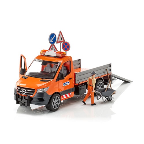 Bruder Mercedes Sprinter municipal works with playing figure and accessories