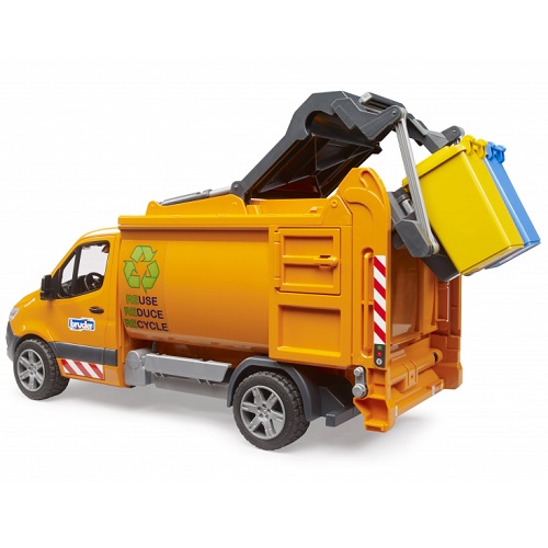 Bruder 2682 - Bruder Bruder MB sprinter vuilniswagen, gemeentelijke afvalverwerking