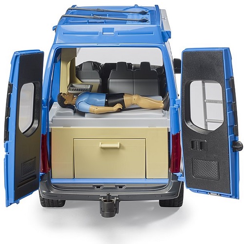 Bruder Bruder 02684 MB Sprinter camping-car avec chauffeur