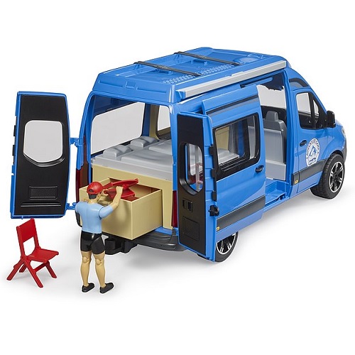 Bruder Bruder 02684 MB Sprinter camping-car avec chauffeur