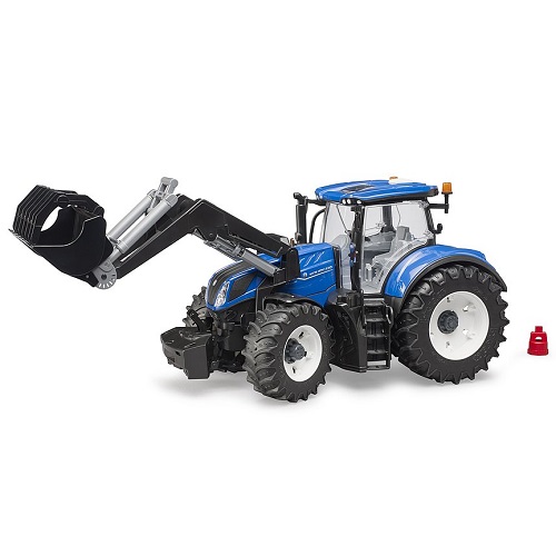 Bruder Bruder New Holland avec chargeurs frontaux et remorque à balles (offre)