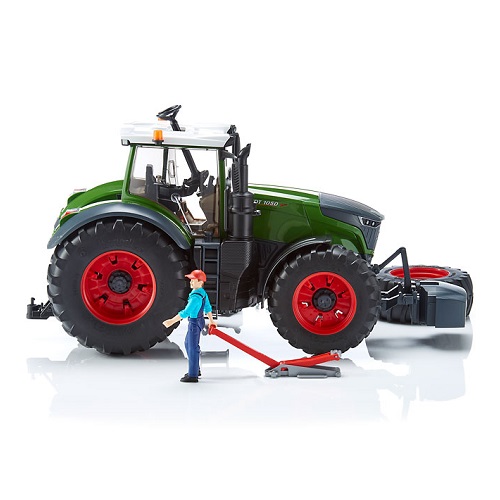 bruder Bruder 04041 tracteur Fendt 1050 Vario avec roues amovibles, monteur et accessoires