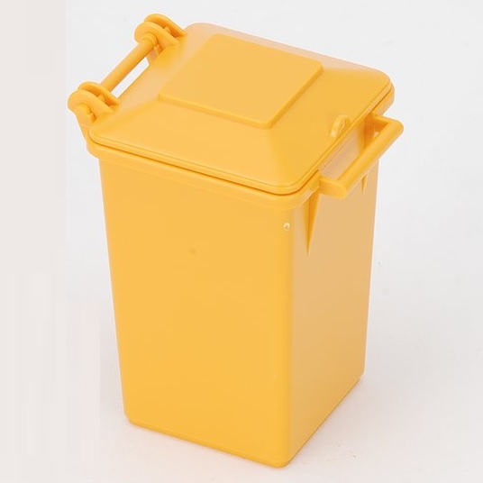 Bruder dustbin yellow