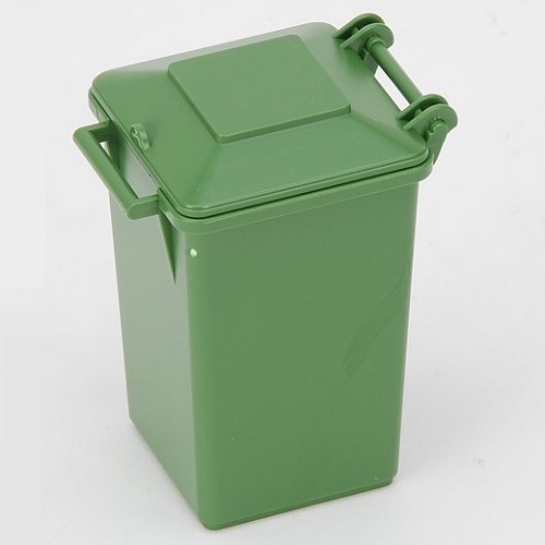 Bruder dustbin green