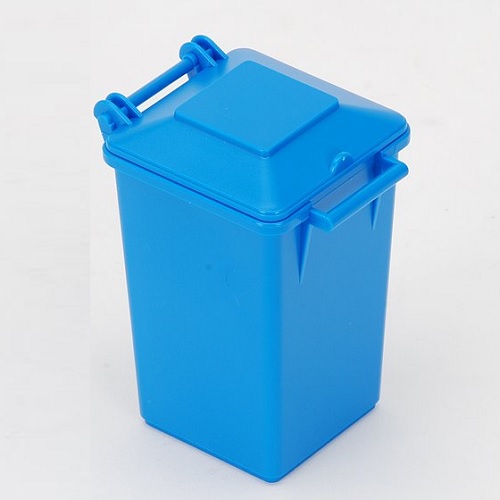 Bruder dustbin blue