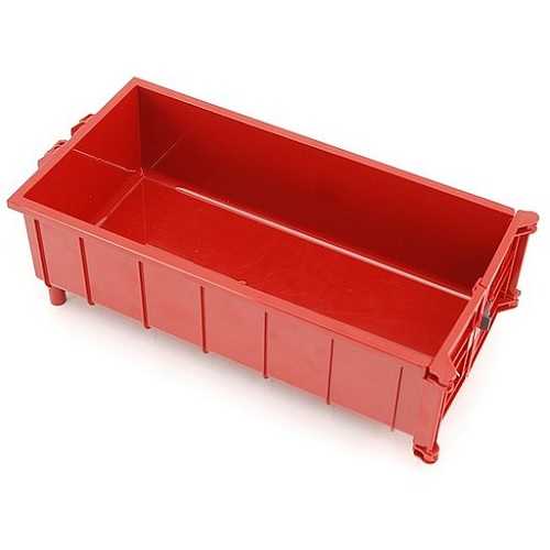 Bruder red Rolling container