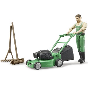Bruder 62103 Bworld gardenkeeper with lawnmower