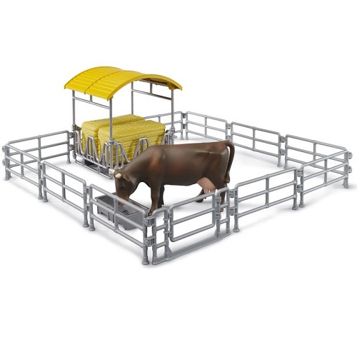 Bruder 62612 Bruder 62612 Hooibak met schuttingen en voerbak (nieuw 2026)