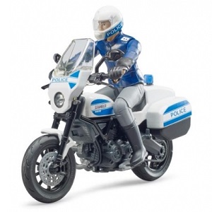 Bruder Bworld Scrambler Ducati Polizeimotorrad