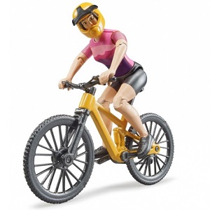 nouveau vélo de montagne Bruder Bworld 2020 avec figurine 