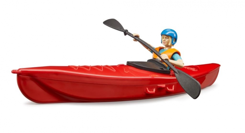 bruder Bruder 63155 Bworld Kayak avec figurine de jeu