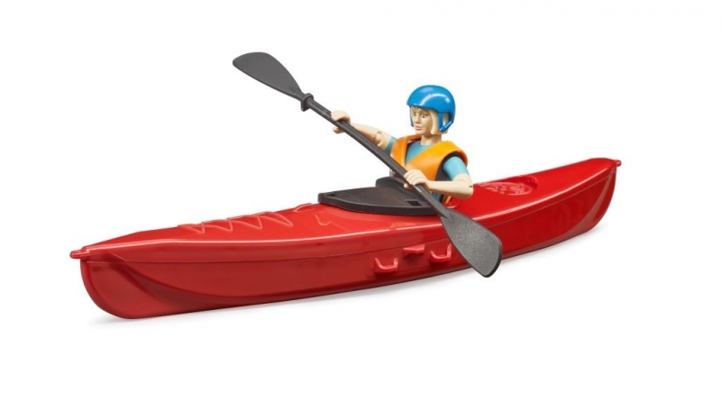 bruder Bruder 63155 Bworld Kayak avec figurine de jeu