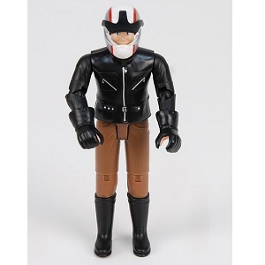 Bruder motorcyclist with helmet and gloves