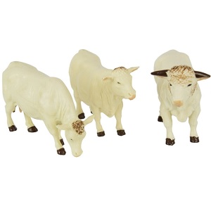 Britains Vaches Simmental-Charlois (3pcs) Ensemble de trois bovins Charolais, dont deux vaches et un taureau. Cet article peut être combiné avec d autres articles à l échelle 1:32, tels que les produits de Siku et KidsGlobe.