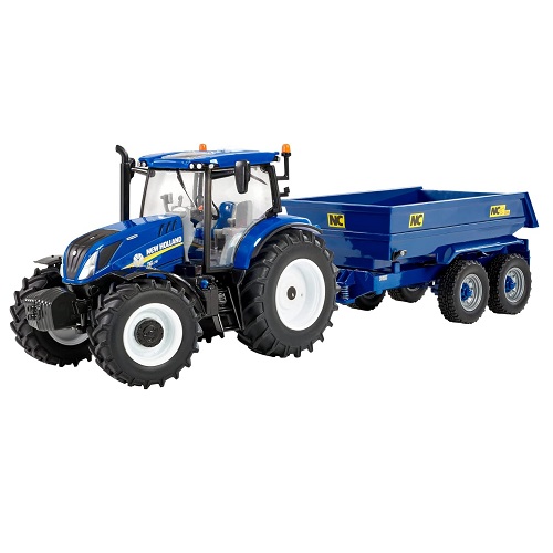 Britains New Holland T6 tractor with trailer set 1...