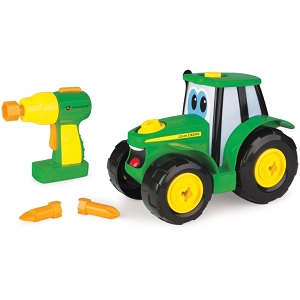 Britains PJD Preschool Construire un tracteur Johnny Vous pouvez assembler vous-même ce Johnny Tractor et jouer avec pendant des heures. Le kit est de 16 pièces. Comprend un marteau-piqueur jouet pour fixer les pièces. Les pièces sont très adaptées pour être assemblées par de petites mains. Construire et jouer, c est apprendre et s amuser. La perceuse fonctionne avec 2 piles AA (incluses)