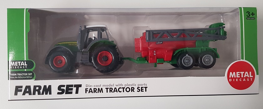 tractor met veldspuit
