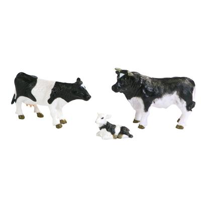 Dutch Farm Series - ensemble vache avec vache taureau et veau 1:32 