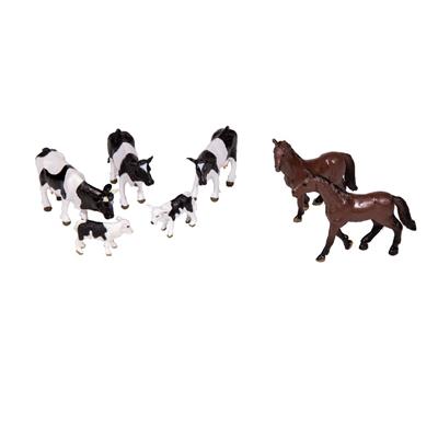 Dutch Farm Series - set vaches et chevaux 7 pièces 1:32 
