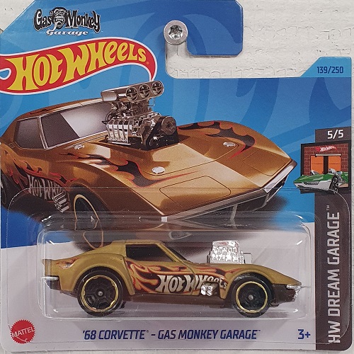 Hot Wheels `68 Corvette - Gas Monkey Garage 