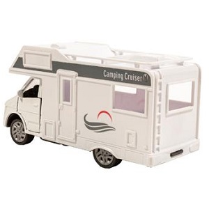 City toy camper metal with plastic