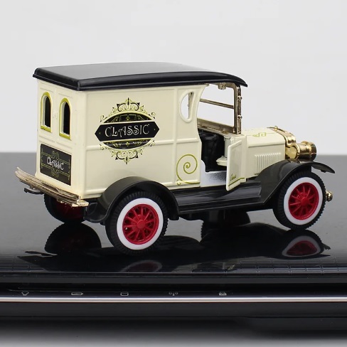 eigen merk Fourgon rétro avec moteur pullback, env. 1/32