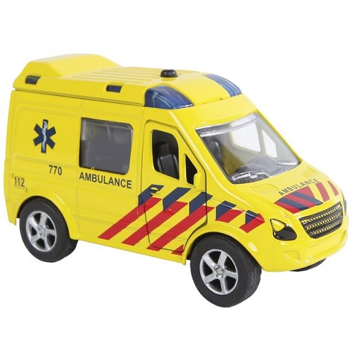 2-play 2-Play 510132 Ambulance avec moteur de traction et lumière et son