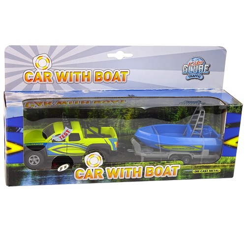 Kids Globe Kids Globe 510217 Wagon tout-terrain avec bateau