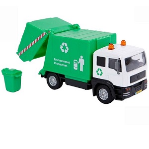 Kids Globe Traffic Müllwagen mit Licht und To...