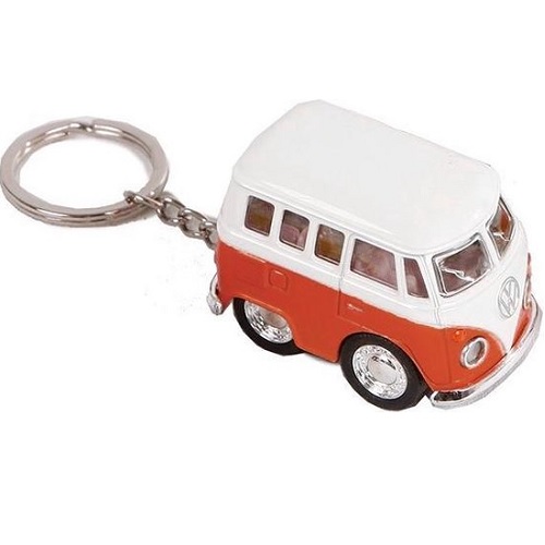Kinsmart Kinsmart Microbus Volkswagen avec porte-clés, 4 variantes de couleurs