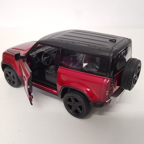 Kinsmart Kinsmart Land Rover Defender 90 moulé sous pression échelle 1:36 avec moteur rétractable