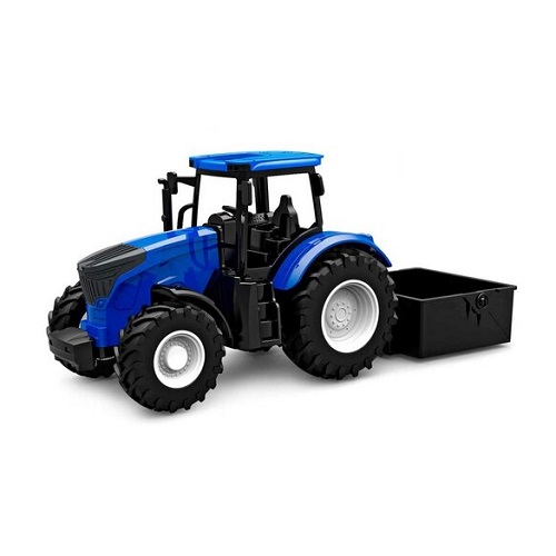 Kids Globe 540475 roue libre tracteur avec benne bleu 