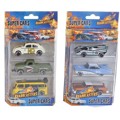 Roadblasters 540515-01 - Roadblasters Roadblasters supercars geschekset met 3 sportwagens