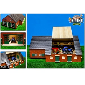 KidsGlobe 610111 Kidsglobe 610111 houten speelgoed boerderij schaal 1:32