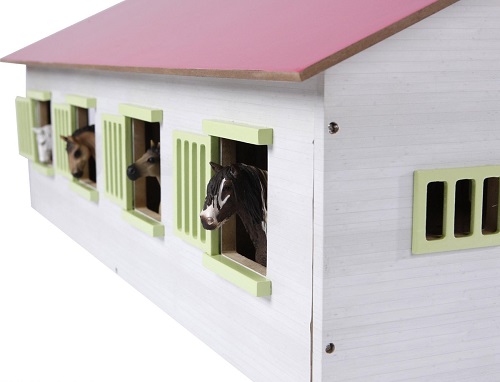 Kids Globe Kids Globe 610189 Ecurie avec 7 boxes pour chevaux 1:24