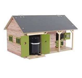 Kids Globe horse stable with 2 boxes and storage 1...