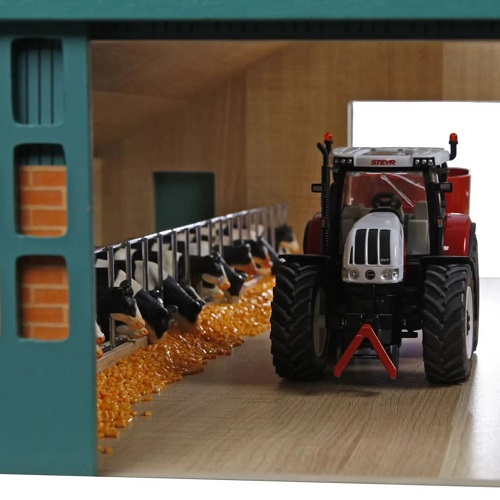 Kids Globe Kids Globe 610540 Bois stable en vrac avec nouvelle disposition 1:32