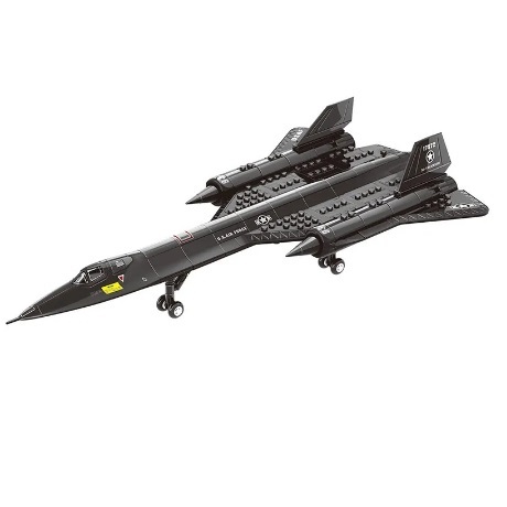  Blocs de construction avion à réaction SR-71 Blackbird, 183 blocs, compatibles avec LEGO