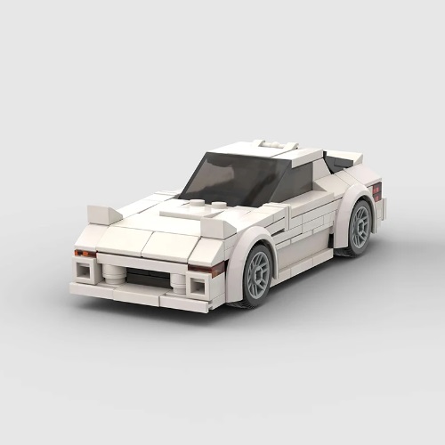  Kit de construction blocs de construction Nissan RX-7, compatible avec Lego, 197 blocs