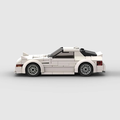  Kit de construction blocs de construction Nissan RX-7, compatible avec Lego, 197 blocs