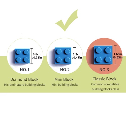  mini blocs de construction, Gem Shop, 3115 briques, REMARQUE : blocs plus petits que Lego