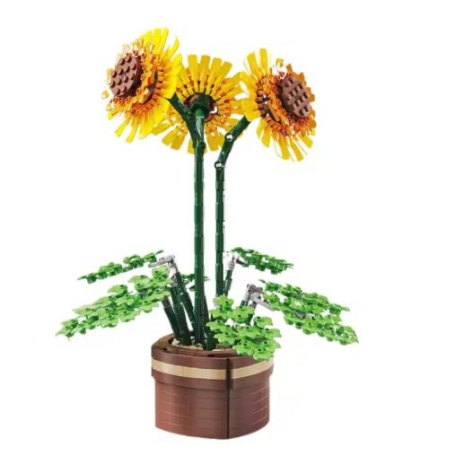 Lego compatible bloemenset